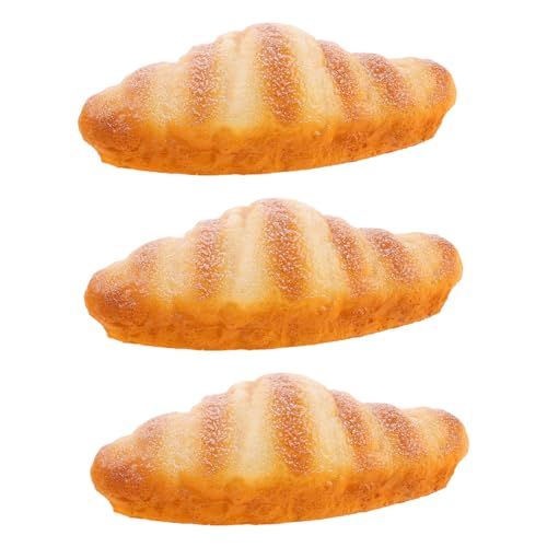 Vaguelly 3 Stück Teiliges Realistisches Brotdeko Künstliche Croissant Modelle für Fotografie und Schaufenster Leicht und Langlebig Vielseitig für Bäckerei Restaurant und Küchenarrangements Vaguelly 3 Stück Teiliges Realistisches Brotdeko Künstliche Croissant Modelle für Fotografie und Schaufenster Leicht und Langlebig Vielseitig für Bäckerei Restaurant und Küchenarrangements von Vaguelly