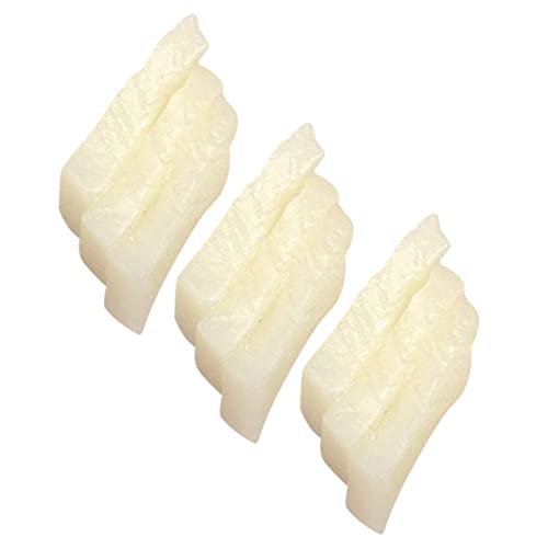 Vaguelly 3 Stück Thunfisch-Modell künstliche Fische plastikfisch Fischmodell Kunststofffisch gefälscht Lebensmittelspielzeug Thunfischscheiben-Requisiten Fischfleisch Modelle PVC Weiß Vaguelly 3 Stück Thunfisch-Modell künstliche Fische plastikfisch Fischmodell Kunststofffisch gefälscht Lebensmittelspielzeug Thunfischscheiben-Requisiten Fischfleisch Modelle PVC Weiß von Vaguelly