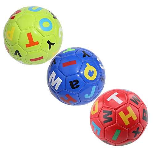 Vaguelly 3 Stücke Fußball Außerhalb Pit Für Babys Fußbälle Jungen Fußball Stollen Ball PVC von Vaguelly