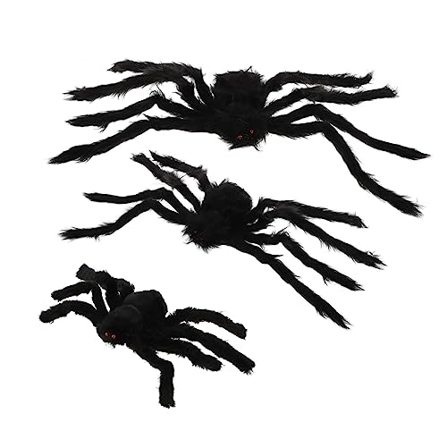Vaguelly 3 Stücke Halloween-Spinne Halloween aussendeko Halloween plüschtier Halloween-Wohndekoration gruselig Fußmatten Halloween-Plüschtiere Indoor-Outdoor-Spinnendekor Black Vaguelly 3 Stücke Halloween-Spinne Halloween aussendeko Halloween plüschtier Halloween-Wohndekoration gruselig Fußmatten Halloween-Plüschtiere Indoor-Outdoor-Spinnendekor Black von Vaguelly
