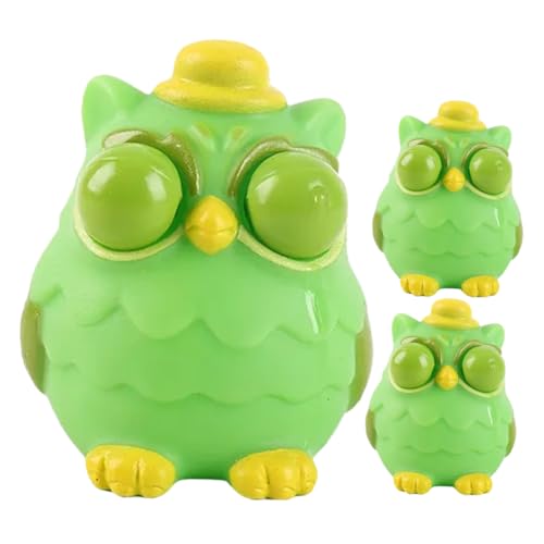 Vaguelly 3 Stücke Prise Musik für kinderspielzeug Tragbares quetsch Sensory Toys Fun Toy dehnbares für Angst Eulen-Squeeze- Green Vaguelly 3 Stücke Prise Musik für kinderspielzeug Tragbares quetsch Sensory Toys Fun Toy dehnbares für Angst Eulen-Squeeze- Green von Vaguelly