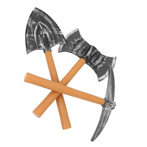Vaguelly 3 Stücke Zwergen-Requisiten Karneval zubehör gefälschte Äxte simulierte Halloween-Cosplay- Halloween Schaum Fälschung Handaxt Cosplay Hacke Plastik Vaguelly 3 Stücke Zwergen-Requisiten Karneval zubehör gefälschte Äxte simulierte Halloween-Cosplay- Halloween Schaum Fälschung Handaxt Cosplay Hacke Plastik von Vaguelly