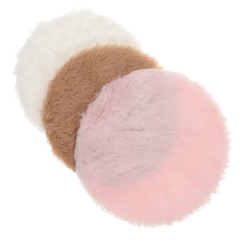 Vaguelly Realistisches Puppenhaus-Teppich-Set Kleiner Plüsch-Teppich Für Puppenhaus Mini Für Bodendekoration 3-teilig Zufällige Farbe von Vaguelly