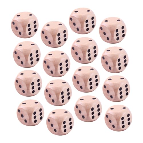 Vaguelly 30 Stück Holz Würfel Runde Punkt Würfel für Brettspiele Familienspiele und Partys Leicht Tragbar und Sicher für Erwachsene Vaguelly 30 Stück Holz Würfel Runde Punkt Würfel für Brettspiele Familienspiele und Partys Leicht Tragbar und Sicher für Erwachsene von Vaguelly