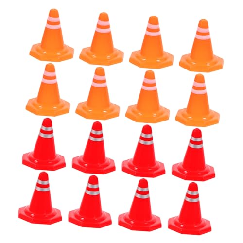 Vaguelly Mini-verkehrskegel-spielzeugset Straßenbaukegel Pädagogisches Lernspielzeug Pp-Kunststoff Spielset Für Jungen Und Mädchen Tischdekoration von Vaguelly