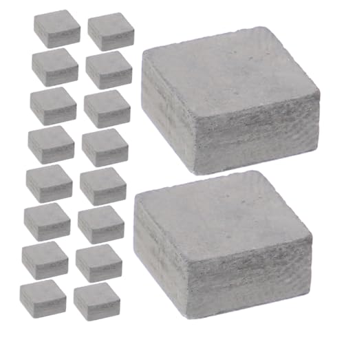 Vaguelly 30 Stück Miniatur-Essens- Und Spielzeugszenen Miniatur-puppenhauszubehör Winzige Ziegel Miniatursteine ​​selber Machen Puppenhaus-Steine Kleine Ziegel Grey Ton von Vaguelly