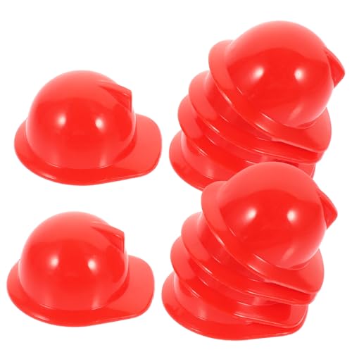Vaguelly 30 Stück Miniature Sicherheitshelme Plastik Bauarbeiter Hüte für Partydekorationen und Rollenspiele Accessoires für Kreative Anlässe von Vaguelly