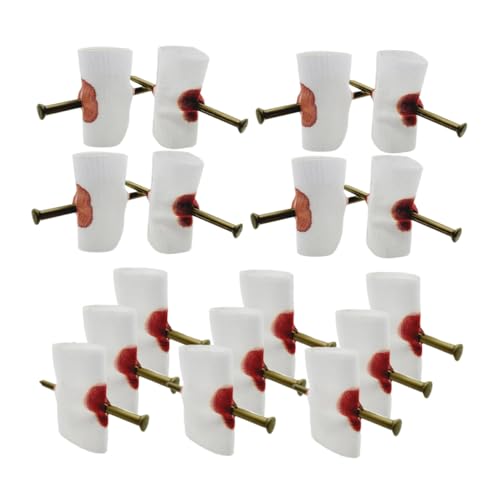 Vaguelly 30 Stück Teiliges Finger Nagel Trick Lustiges Party Gadget für Scherze und Zaubertricks für Halloween und Aprilscherze aus Sicherem Material Gefertigt Vaguelly 30 Stück Teiliges Finger Nagel Trick Lustiges Party Gadget für Scherze und Zaubertricks für Halloween und Aprilscherze aus Sicherem Material Gefertigt von Vaguelly
