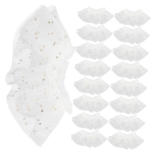 Vaguelly 30 Stück Teiliges Mini Tutu Röcke für Puppen Austauschbare Puppenkleidung Süße Kostüme für DIY Dekoration und Partys für Kleine Puppen von Vaguelly