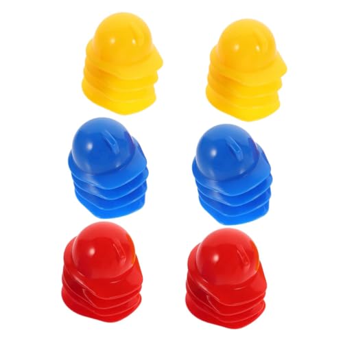 Vaguelly 30 Stück Teiliges Miniatur Bauhelm Puppenhelm Dekorativ Kunststoff Sicherheitshelm für Puppen Haustiere Party Zubehör in Rot Blau Gelb Vaguelly 30 Stück Teiliges Miniatur Bauhelm Puppenhelm Dekorativ Kunststoff Sicherheitshelm für Puppen Haustiere Party Zubehör in Rot Blau Gelb von Vaguelly