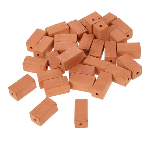 Vaguelly 30 Stück Teiliges Miniatur Ziegelsteine Realistische Mini Bausteine für Sandtisch Dekoration Handgefertigte Modelle Bastelset für Familien Fördert Kreativität und Feinmotorik Vaguelly 30 Stück Teiliges Miniatur Ziegelsteine Realistische Mini Bausteine für Sandtisch Dekoration Handgefertigte Modelle Bastelset für Familien Fördert Kreativität und Feinmotorik von Vaguelly