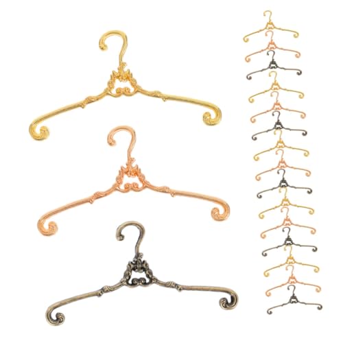 Vaguelly 30 Stück Vintage Metall Kleiderständer für Puppenhaus Platzsparende Haken für Puppenkleidung Elegantes Zubehör zur Dekoration von Miniaturwelten Vaguelly 30 Stück Vintage Metall Kleiderständer für Puppenhaus Platzsparende Haken für Puppenkleidung Elegantes Zubehör zur Dekoration von Miniaturwelten von Vaguelly