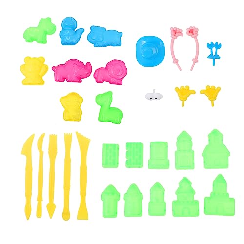 Vaguelly 30-teiliges Strandspielzeug-Set Für Kinder Sandform-Spielzeug-Set Für Kinder Sandformen Cartoon-Muster Zum Sandspielen Vaguelly 30-teiliges Strandspielzeug-Set Für Kinder Sandform-Spielzeug-Set Für Kinder Sandformen Cartoon-Muster Zum Sandspielen von Vaguelly