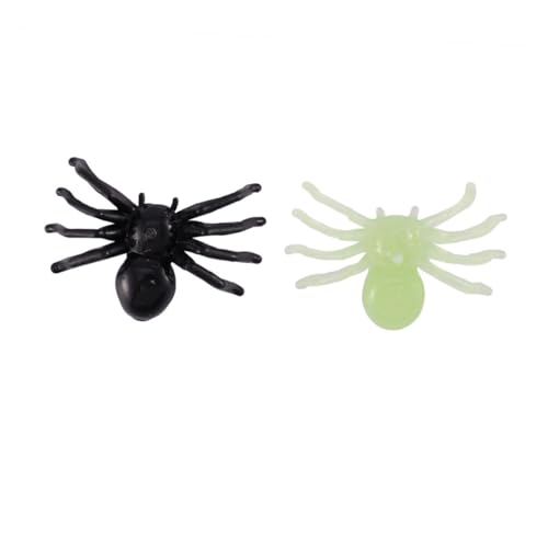 Vaguelly 300 Stück Halloween Spinnen Luminous Realistische Kunststoff Spinnen für Scherze Gruselige Dekorationen für Halloween Partys Mischmuster Beutel Vaguelly 300 Stück Halloween Spinnen Luminous Realistische Kunststoff Spinnen für Scherze Gruselige Dekorationen für Halloween Partys Mischmuster Beutel von Vaguelly