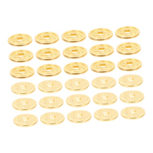 Vaguelly 30St Schatz Modell für kinderspielzeug Goldfarbe puppenhauszubehör Miniaturmünzen Mini-Kupfermünzenmodell für Papiergeldmünzen Miniatur-Kupfermünze Golden Vaguelly 30St Schatz Modell für kinderspielzeug Goldfarbe puppenhauszubehör Miniaturmünzen Mini-Kupfermünzenmodell für Papiergeldmünzen Miniatur-Kupfermünze Golden von Vaguelly