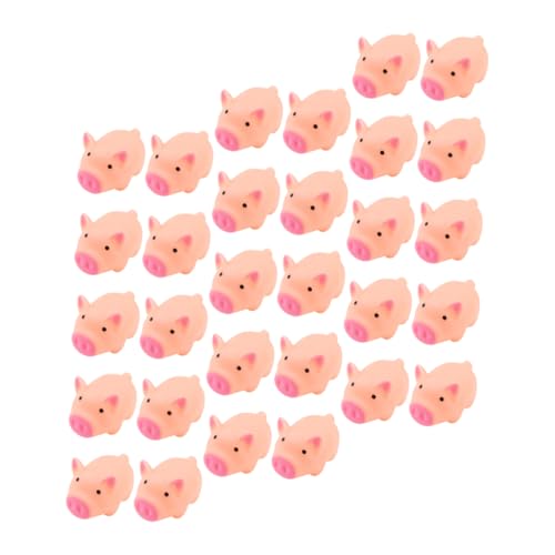 Vaguelly 30 Stücke Cartoon Quetschspielzeug für Kinder und Erwachsene Lustige Anti Stress Schweine Elastisch und Dekompression Spielzeug für Sinneswahrnehmung und Stressabbau von Vaguelly