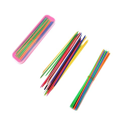 Vaguelly 30Stücke Pädagogische Spielstäbe Farben Interaktive Schwebekörper Sticks Für Eltern Junge Mädchen Spiele Pinker Aufbewahrungsbox Lernspielzeug von Vaguelly