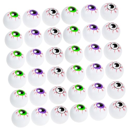 Vaguelly 36 STK Halloween-Augapfel Besonderheit glühen Hamster-Mehrkammerversteck Halloween Costume Halloween Kleidung bunter Augapfel federnder Augapfel aus Kunststoff Plastik Vaguelly 36 STK Halloween-Augapfel Besonderheit glühen Hamster-Mehrkammerversteck Halloween Costume Halloween Kleidung bunter Augapfel federnder Augapfel aus Kunststoff Plastik von Vaguelly