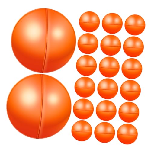 Vaguelly 36 Stück Plastikkugeln für Tombola und Spiele Öffbare Raffle Bälle Leuchtenden Farben für Party Events und Gewinnspiele Robust und Wiederverwendbar von Vaguelly