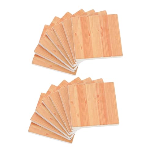 Vaguelly Puppenhaus Mini-diele 36 Stück Holzbodenplatten Puppenhaus-bodenfliesen Für Baumaterialien Vaguelly Puppenhaus Mini-diele 36 Stück Holzbodenplatten Puppenhaus-bodenfliesen Für Baumaterialien von Vaguelly
