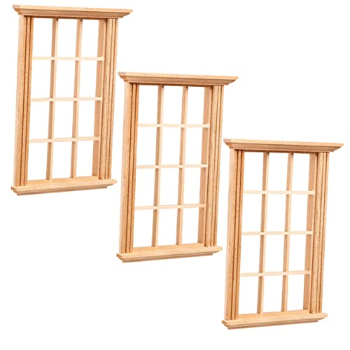 Vaguelly 3Pcs Modell Fensterrahmen Miniatur-Fensterrahmen Mini-Fensterdekoration Puppenmöbel Mini- -Fensterrahmen Miniaturen zum Basteln Puppenhausfenster Fotografie Fensterhocker Holz Vaguelly 3Pcs Modell Fensterrahmen Miniatur-Fensterrahmen Mini-Fensterdekoration Puppenmöbel Mini- -Fensterrahmen Miniaturen zum Basteln Puppenhausfenster Fotografie Fensterhocker Holz von Vaguelly