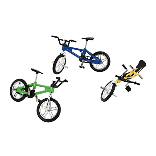 Vaguelly 3Sätze Mini Finger Fahrrad Modell aus Bewegliche Teile Kinderspielzeug für Kreative Spiele und Schreibtischdekoration Langlebig und Sicher Vaguelly 3Sätze Mini Finger Fahrrad Modell aus Bewegliche Teile Kinderspielzeug für Kreative Spiele und Schreibtischdekoration Langlebig und Sicher von Vaguelly