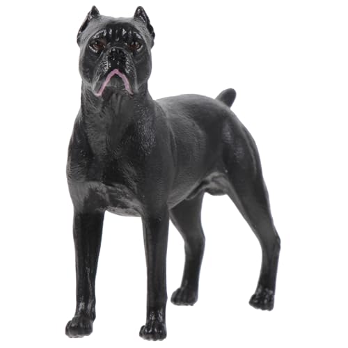 Vaguelly Spielzeuge 3St Cane Corso-Modell stehende Hundestatue Hunde-Sammelfigur Welpe Tier Hundefiguren dekor Desktop- Cartoon-Hund Spielzeugset Ornamente Hündchen von Vaguelly