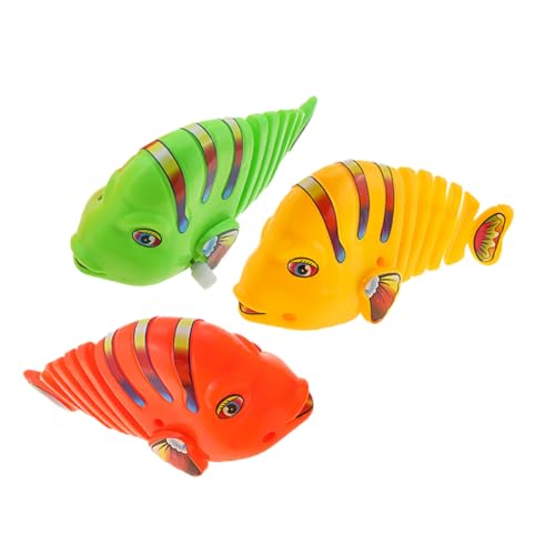 Vaguelly Schwingendes Fischspielzeug Für Die Badewanne Roboter-Fisch-badespielzeug Kunststoff Zum Aufziehen Zufällige Farbe von Vaguelly