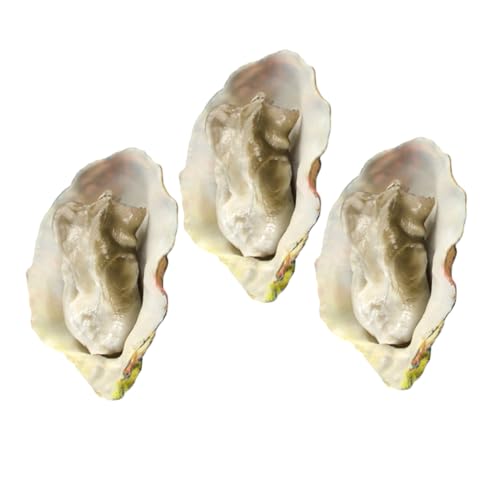 Vaguelly 3St Oyster-Modell Fisch Krabbe Krabbe Küchenspielzeug Essen Faux fauke beileight Aussehen Simulation künstliche Nahrung gefälschte Austern Künstliche Austern PVC Vaguelly 3St Oyster-Modell Fisch Krabbe Krabbe Küchenspielzeug Essen Faux fauke beileight Aussehen Simulation künstliche Nahrung gefälschte Austern Künstliche Austern PVC von Vaguelly