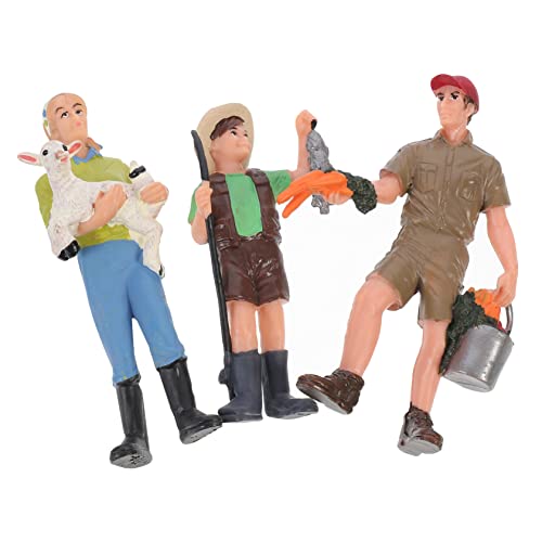 Vaguelly 3St Sandtisch-Modell Figuren spielgeschirr acessories Modellbauzubehör Dekoration Modelle Spielzeuge Menschliches Modell kreatives Menschenmodell Exquisite Figur Vinyl von Vaguelly