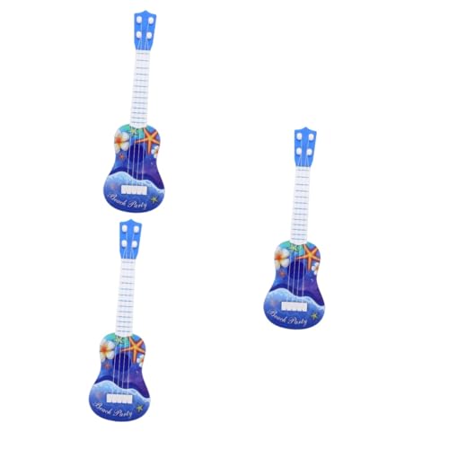 Vaguelly 3St Simulation Gitarre -Spielzeug Ukulele Kinder Spielzeuggitarre für Kinder Musikalisches Spielzeug für Kinder Spielzeuge Gitarren Gitarre Spielzeug Mini-Gitarre Luft von Vaguelly