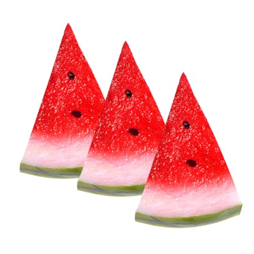 Vaguelly 3St Simulierte Wassermelonenscheiben Obstschale Wassermelonenschneider chee gesc Fruit spilzeug DWR gefälschte Wassermelonenscheibenfrucht Künstliches Wassermelonenhandwerk PVC rot Vaguelly 3St Simulierte Wassermelonenscheiben Obstschale Wassermelonenschneider chee gesc Fruit spilzeug DWR gefälschte Wassermelonenscheibenfrucht Künstliches Wassermelonenhandwerk PVC rot von Vaguelly