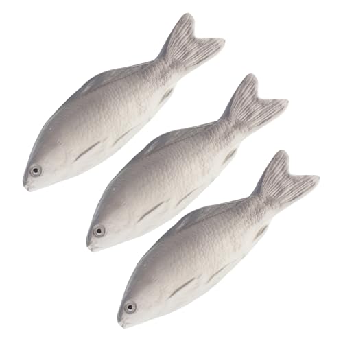Vaguelly 3Stücke Realistische Kunstfische Dekoration Simulation Fische für Wohnkultur und Fotografie für Zuhause Büro und Kreative Projekte von Vaguelly