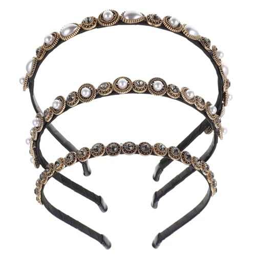 Vaguelly 3Stücke Teiliges Barock Perlen Haarband Für Zartes Kopfschmuck Accessoire Für Partys Und Besondere Anlässe Stilvolles Design Mit Runden Perlen Wasserdiamanten Vaguelly 3Stücke Teiliges Barock Perlen Haarband Für Zartes Kopfschmuck Accessoire Für Partys Und Besondere Anlässe Stilvolles Design Mit Runden Perlen Wasserdiamanten von Vaguelly