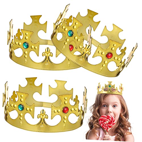 Vaguelly Kindergeburtstags-party-krone 3-teiliges Set Kleinkind-hut Party- Foto-requisite Für Jungen Und Mädchen Vaguelly Kindergeburtstags-party-krone 3-teiliges Set Kleinkind-hut Party- Foto-requisite Für Jungen Und Mädchen von Vaguelly