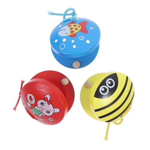 Vaguelly Pädagogisches Vorschul-musikspielzeug Für Jungen Und Mädchen Kastagnetten-Set Cartoon-Tiere Bunt Und Lernspielzeug Zufällige Farbe von Vaguelly