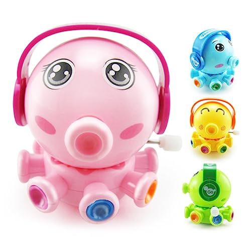 Vaguelly Niedliches Baby-oktopus-lernspielzeug Cochain Rotation 3er-Pack Kinderspielzeug Für Jungen Und Mädchen Zufällige Farbe von Vaguelly