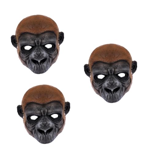 Vaguelly 3st Halloween-dekorationen Lustige Kostümmasken Affendekorationen Pu-maske Kostümzubehör Schrei Kostüm Affenkostüm Kostüm Maske Pu-tier Affen-gesichtsmaske Affenkopfmasken Grusel Vaguelly 3st Halloween-dekorationen Lustige Kostümmasken Affendekorationen Pu-maske Kostümzubehör Schrei Kostüm Affenkostüm Kostüm Maske Pu-tier Affen-gesichtsmaske Affenkopfmasken Grusel von Vaguelly