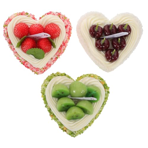 Vaguelly Künstliche Kuchen-Requisite – 3 Stück Realistische Dessertladen-Requisiten Für Küchendekor Und Partydekorationen Vaguelly Künstliche Kuchen-Requisite – 3 Stück Realistische Dessertladen-Requisiten Für Küchendekor Und Partydekorationen von Vaguelly