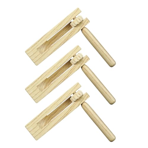 Vaguelly 3st Resonanzboden Zappeln Kinderspiele Rasseln Ratschengeräuscherzeuger Praktische Kastagnette Pädagogische Kastagnette Handschlagzeug Aus Holz Schlaginstrument Hölzern Vaguelly 3st Resonanzboden Zappeln Kinderspiele Rasseln Ratschengeräuscherzeuger Praktische Kastagnette Pädagogische Kastagnette Handschlagzeug Aus Holz Schlaginstrument Hölzern von Vaguelly