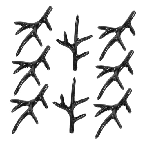 Vaguelly 4 Paare Schwarze DIY Hirschgeweih Stirnbänder Verstellbar Leichtes Kunststoff Geweih Haarreif Für Cosplay Party Halloween Weihnachtsdeko Zubehör Vaguelly 4 Paare Schwarze DIY Hirschgeweih Stirnbänder Verstellbar Leichtes Kunststoff Geweih Haarreif Für Cosplay Party Halloween Weihnachtsdeko Zubehör von Vaguelly