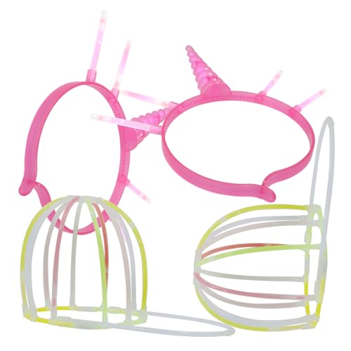 Vaguelly 4 Sätze DIY Leuchtstäbe für Einhorn Haarbänder und Hüte Bastelmaterial für Partys Leuchtenden Accessoires für Kreative Feiern und Unvergessliche Vaguelly 4 Sätze DIY Leuchtstäbe für Einhorn Haarbänder und Hüte Bastelmaterial für Partys Leuchtenden Accessoires für Kreative Feiern und Unvergessliche von Vaguelly