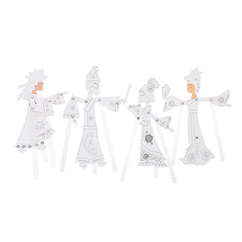 Vaguelly Handgemachtes Schattenpuppenspiel-Set Kinder-bastelsets Schattenpuppen Für Jungen Und Mädchen von Vaguelly