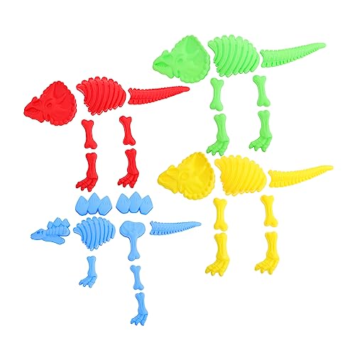 Vaguelly Dinosaurier-sandformen Für Kinder 4er-Pack Kunststoff-strandformen Spielzeug Pädagogisches Sandspielset Vaguelly Dinosaurier-sandformen Für Kinder 4er-Pack Kunststoff-strandformen Spielzeug Pädagogisches Sandspielset von Vaguelly