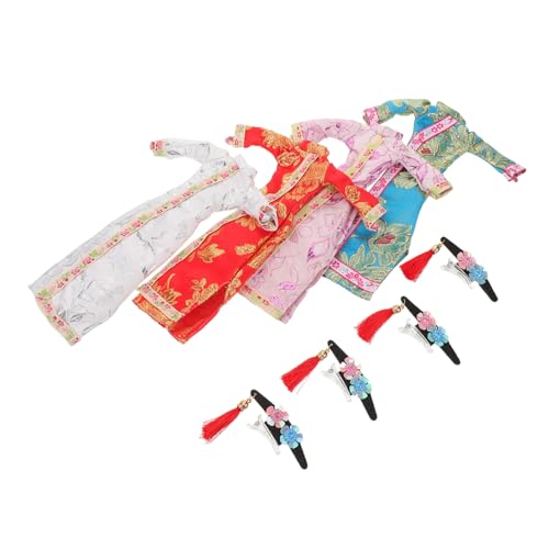 Vaguelly 4 Sets Puppen Cheongsam Puppenkleidung Für Mädchen Puppenkleidung Schöne Puppen Outfits Puppenkostüm Für Schönes Vaguelly 4 Sets Puppen Cheongsam Puppenkleidung Für Mädchen Puppenkleidung Schöne Puppen Outfits Puppenkostüm Für Schönes von Vaguelly