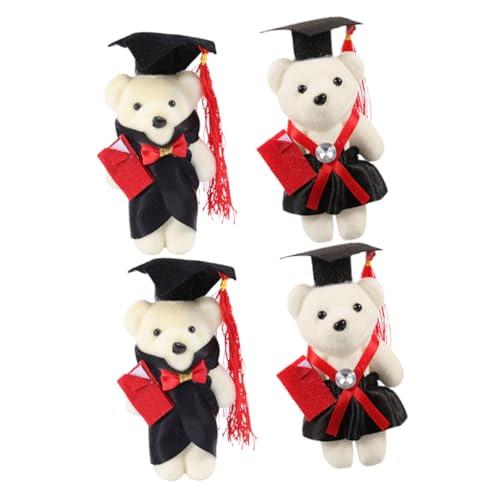 Vaguelly Plüsch Graduation Bär Puppen 4 Stücke Mini Plüschbären Für Blumenstrauß Zubehör Vaguelly Plüsch Graduation Bär Puppen 4 Stücke Mini Plüschbären Für Blumenstrauß Zubehör von Vaguelly
