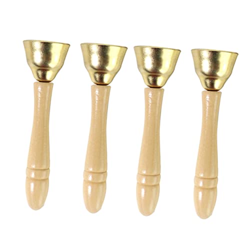 Vaguelly 4 Stück Auf Die Messingglocke Handglockenspielzeug Kinderglockenspielzeug Musikalisches Glocken Musikalische Percussion-Instrumente Kinderspielzeug Glocke Hölzern Vaguelly 4 Stück Auf Die Messingglocke Handglockenspielzeug Kinderglockenspielzeug Musikalisches Glocken Musikalische Percussion-Instrumente Kinderspielzeug Glocke Hölzern von Vaguelly