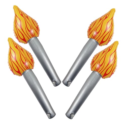 Vaguelly 4 Stück Aufblasbare Fackel aus Sicherem Material Leicht und Tragbar Realistische Flammenform Lustiges Partyspielzeug für Halloween Sportwettkämpfe und Kinderfestivals Vaguelly 4 Stück Aufblasbare Fackel aus Sicherem Material Leicht und Tragbar Realistische Flammenform Lustiges Partyspielzeug für Halloween Sportwettkämpfe und Kinderfestivals von Vaguelly