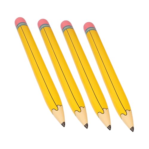 Vaguelly 4 Stück Aufblasbare Jumbo Bleistift Deko PVC Robust Wiederverwendbar Große Schulanfang Party Dekoration für Klassenzimmer und Veranstaltung Vaguelly 4 Stück Aufblasbare Jumbo Bleistift Deko PVC Robust Wiederverwendbar Große Schulanfang Party Dekoration für Klassenzimmer und Veranstaltung von Vaguelly
