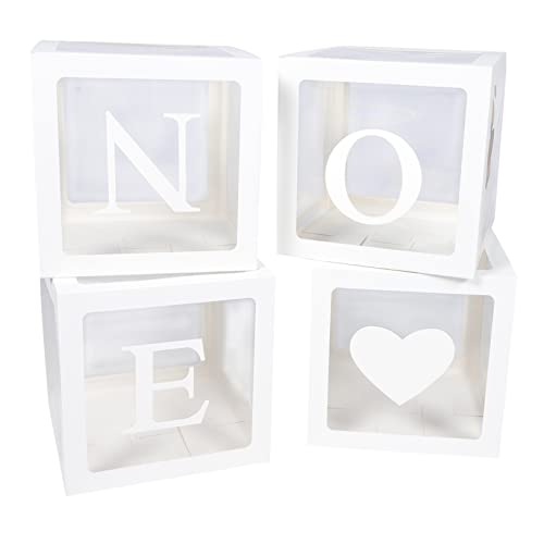 Vaguelly 4 Stück Ballon-Box Bausatz Girlande Ballonbogen-Kit Korb klein inneneinrichtung heart balloons ballon box Klarsichtboxen für Luftballons Ballonboxen für Babys Papier Weiß Vaguelly 4 Stück Ballon-Box Bausatz Girlande Ballonbogen-Kit Korb klein inneneinrichtung heart balloons ballon box Klarsichtboxen für Luftballons Ballonboxen für Babys Papier Weiß von Vaguelly